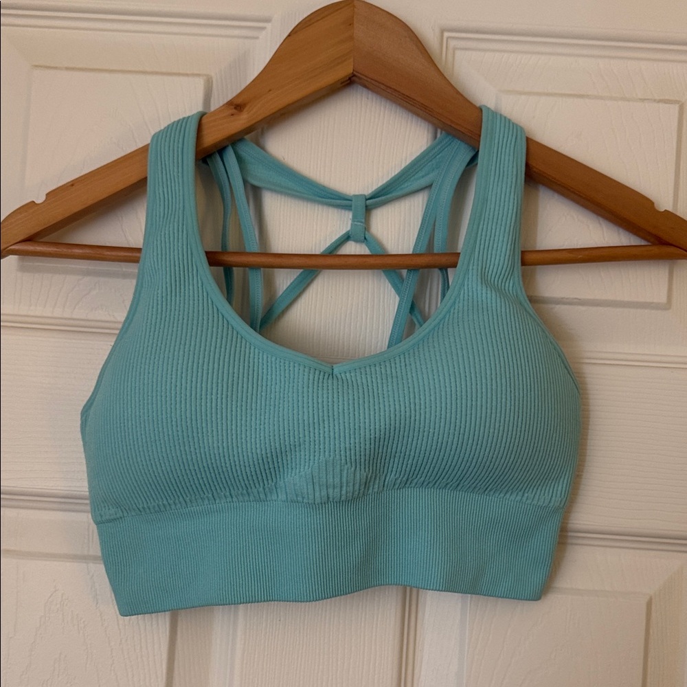 NVGTN Seamless Galaxy Ribbed in Aqua